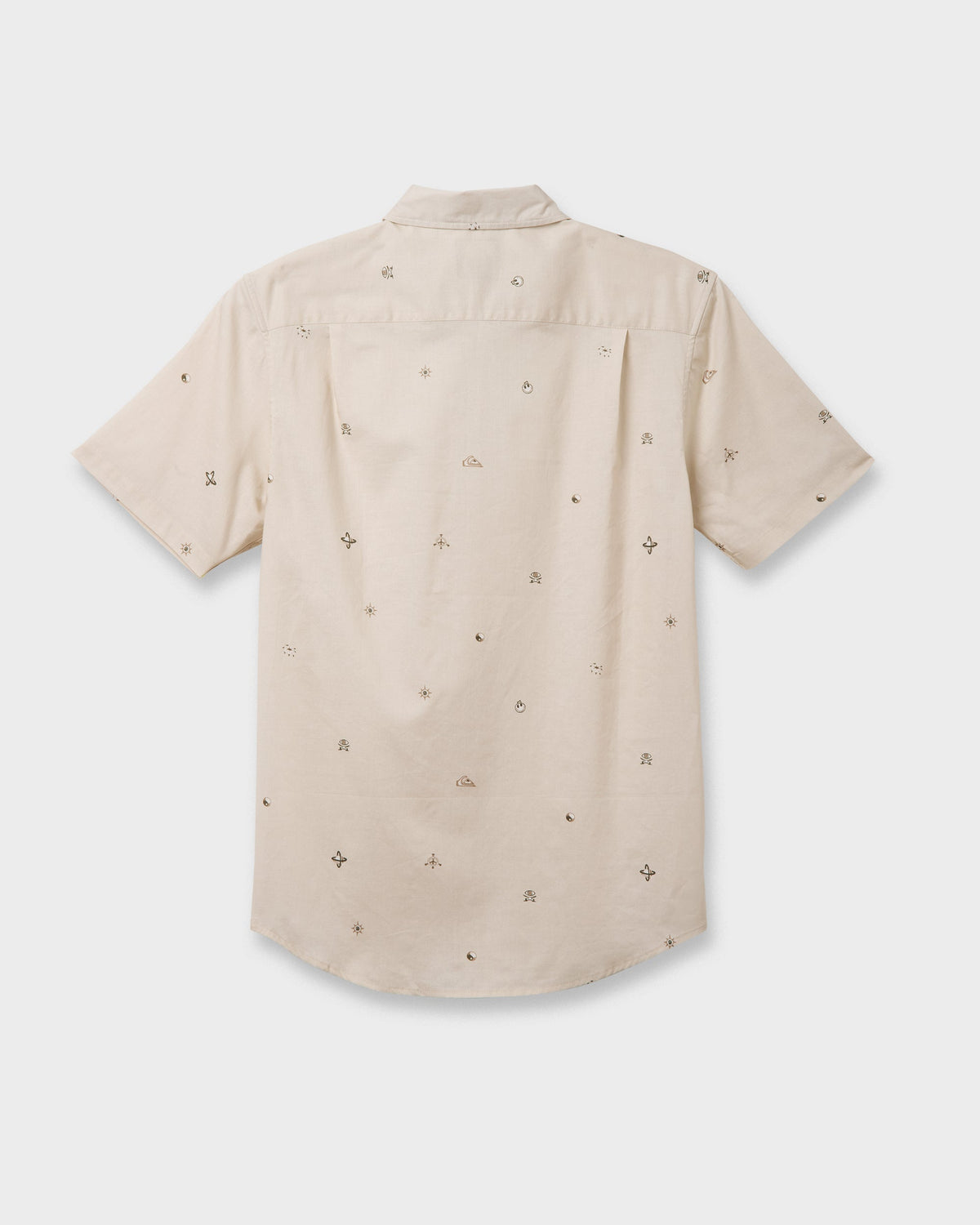 Quick Silver Mini Dimensions Classic Short Sleeve Shirt - Silver Birch