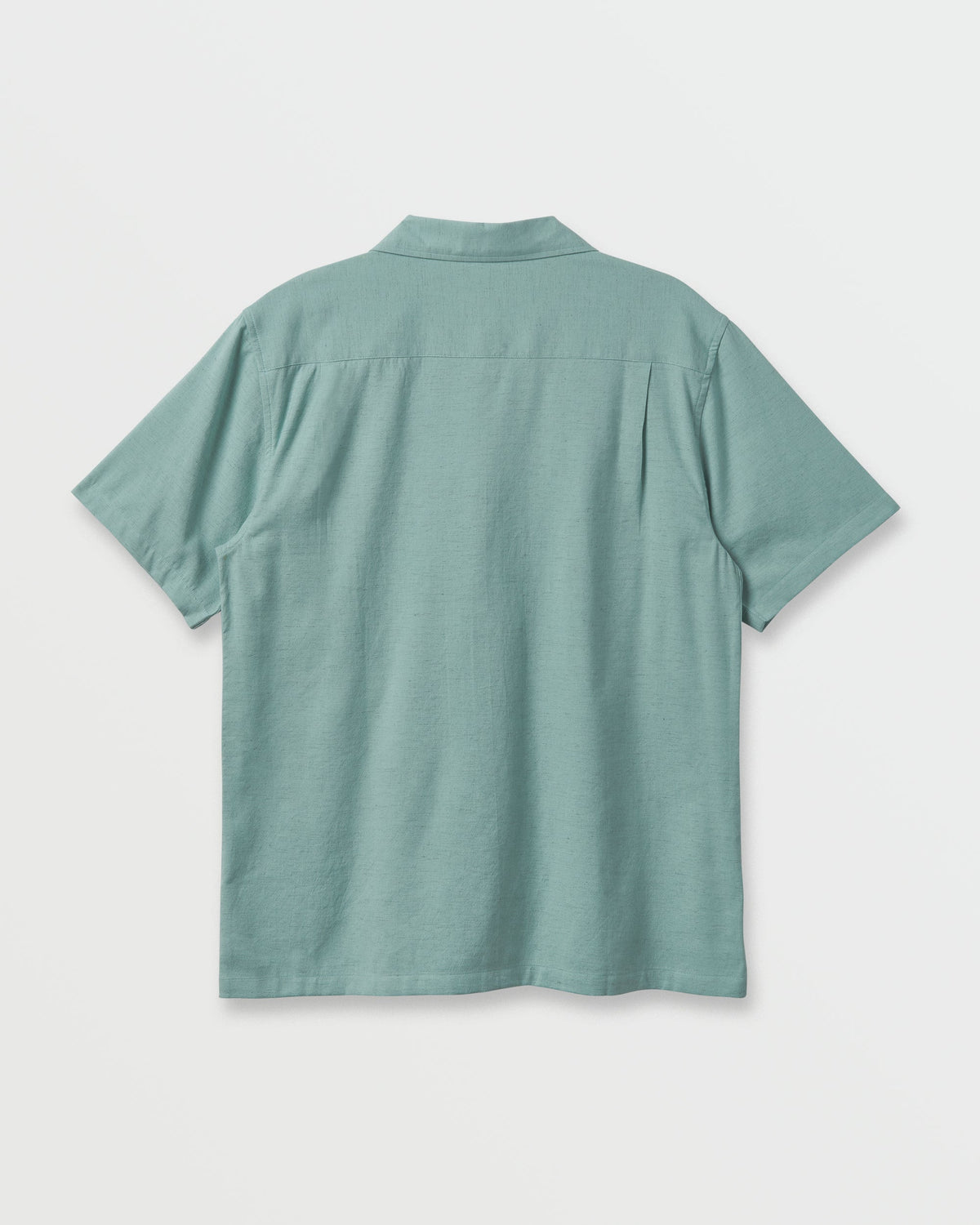 Quick Silver Flecky Island Short Sleeve Shirt - Jade Grey