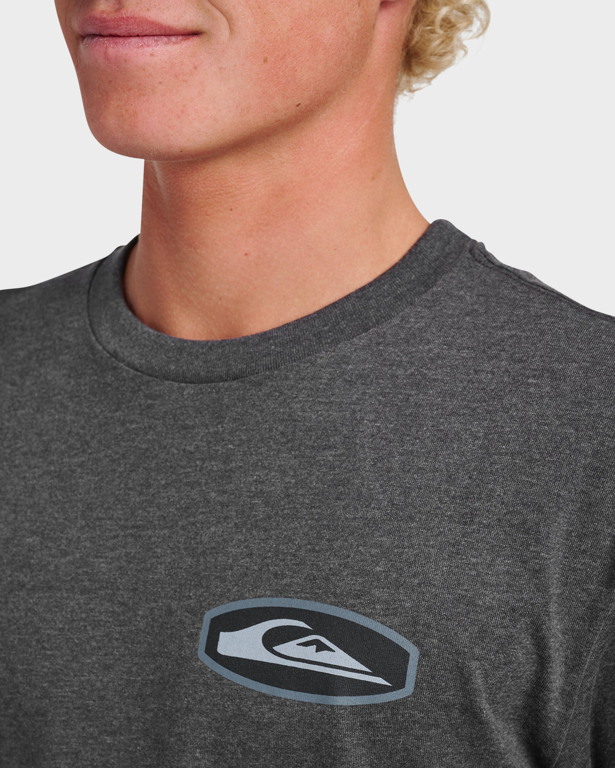 Quick Silver Stadium Emblem Classic T-shirt - Charcoal Heather