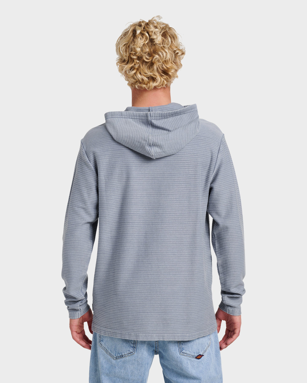 Quick Silver Alamitos Long Sleeve Hooded Top - China Blue