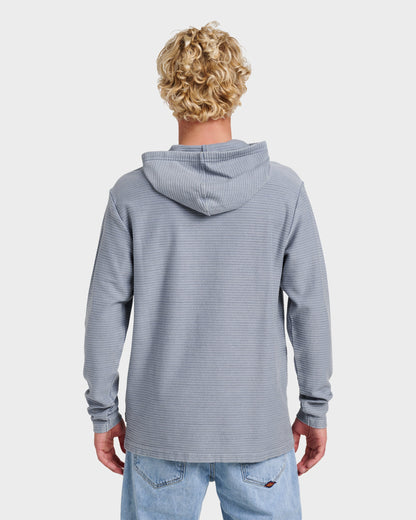 Quick Silver Alamitos Long Sleeve Hooded Top - China Blue