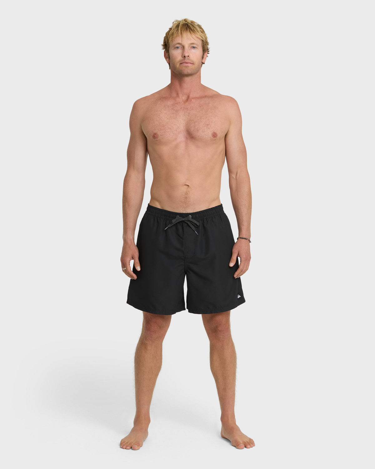 Quick Silver Everyday Solid 17" Swim Trunks - Black