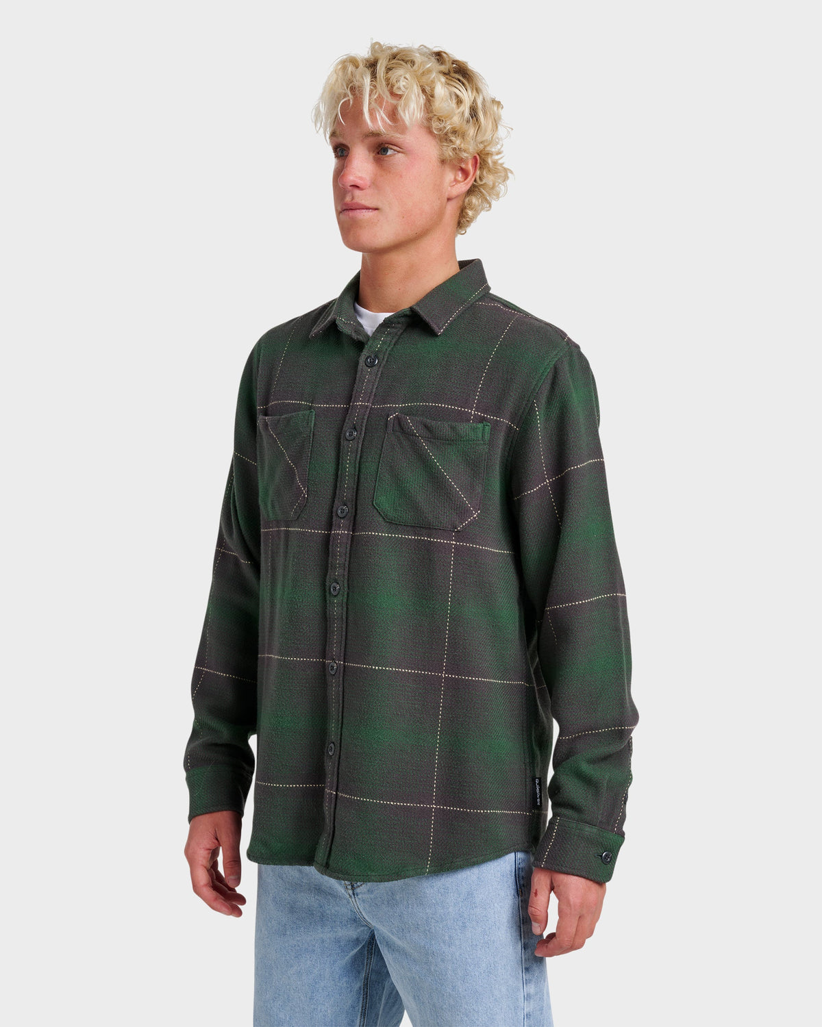 Quick Silver Dna Flannel Shirt - Garden Topiary