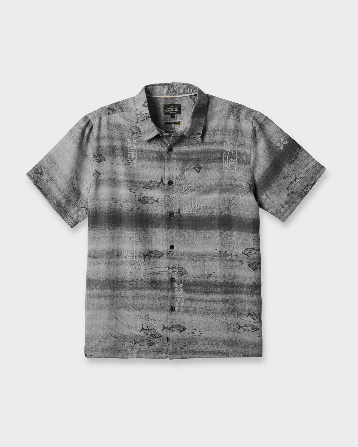 Quick Silver Waterman Go Fish Shirt - Phantom