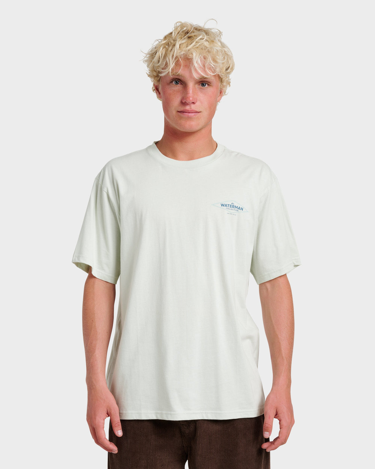Quick Silver Waterman Diamond Classic T-shirt - Smoke