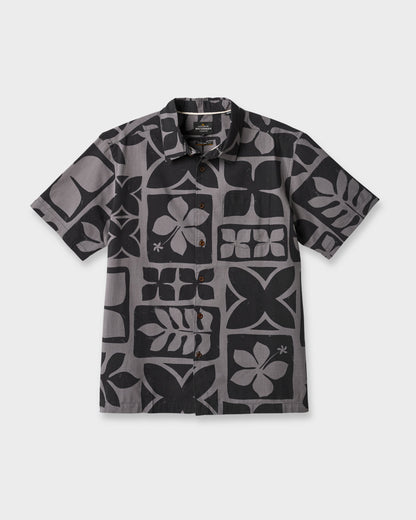 Quick Silver Waterman Tiki Island Shirt - Phantom