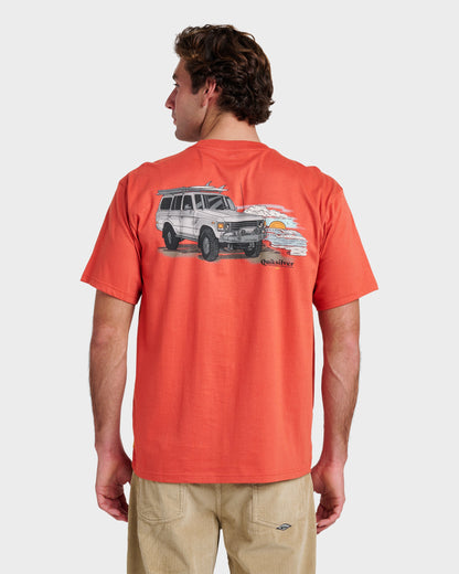 Quick Silver Waterman Adventures Classic T-shirt - Hot Sauce
