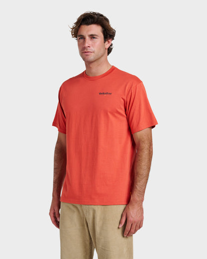 Quick Silver Waterman Adventures Classic T-shirt - Hot Sauce