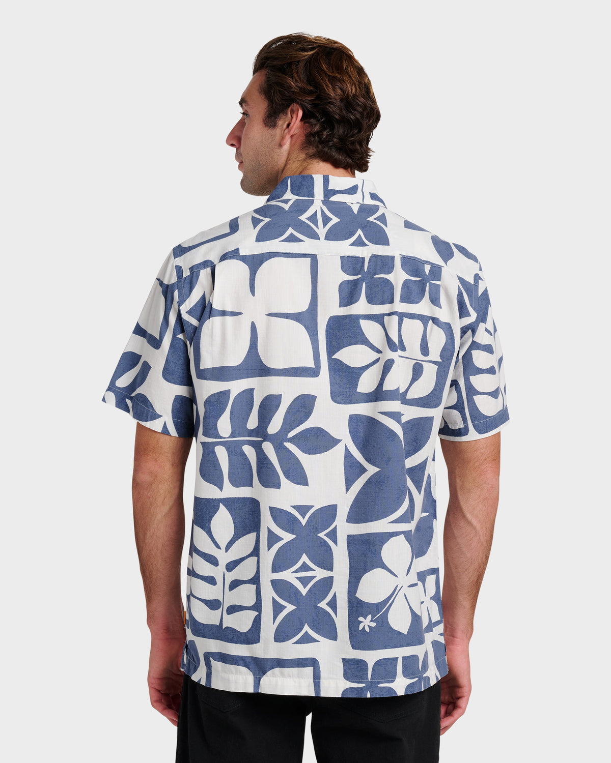 Quick Silver Waterman Tiki Island Shirt - Flint Stone