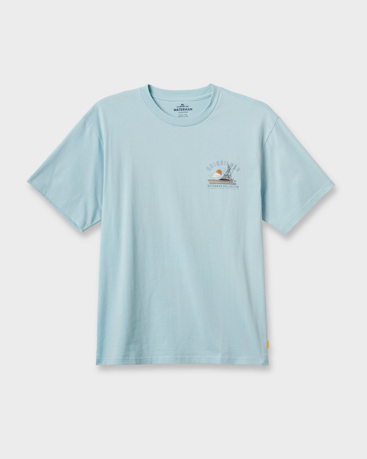 Quick Silver Waterman The Rig Classic T-shirt - Sterling Blue