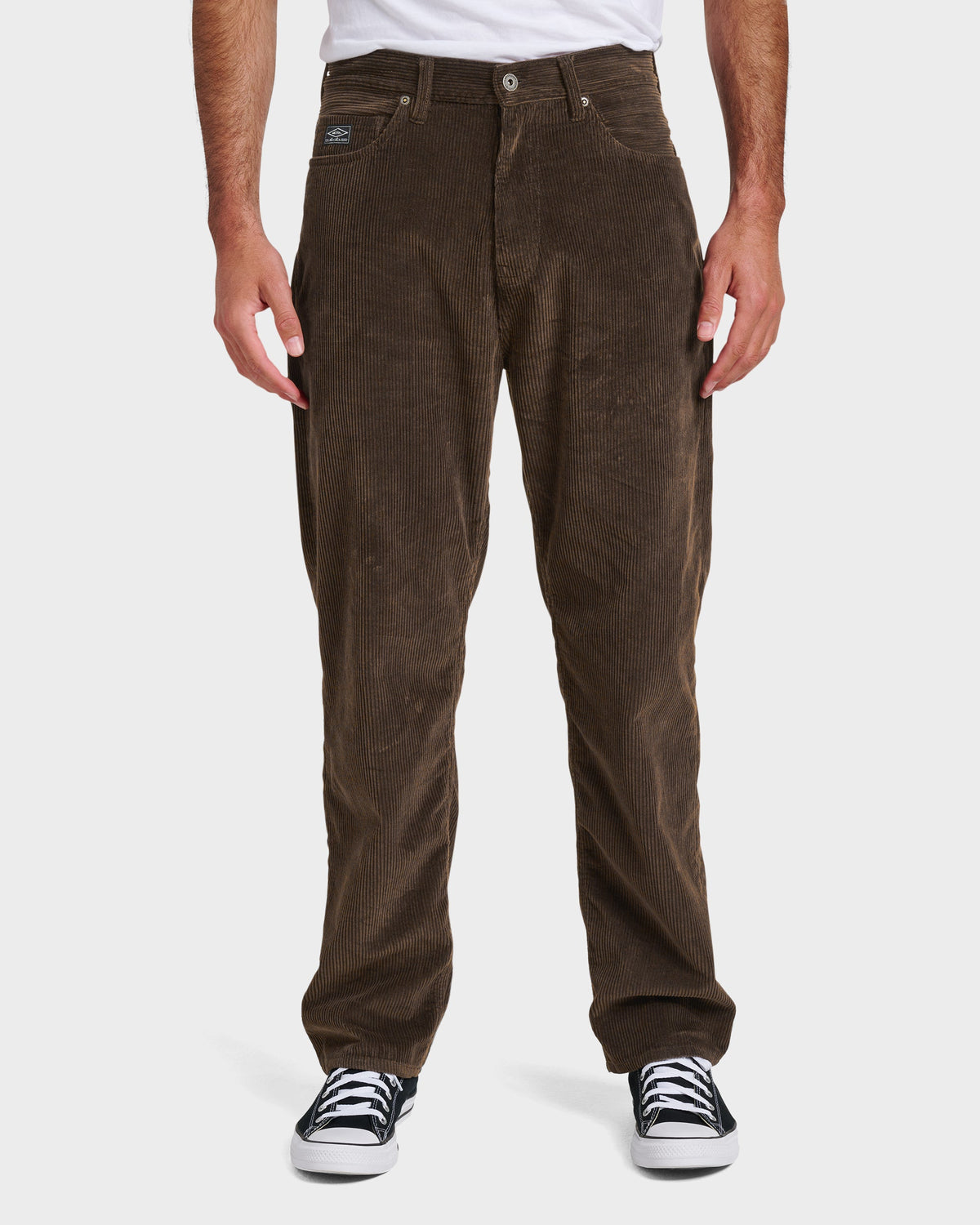 Quick Silver Landers Cord Pants - Chocolate Brown