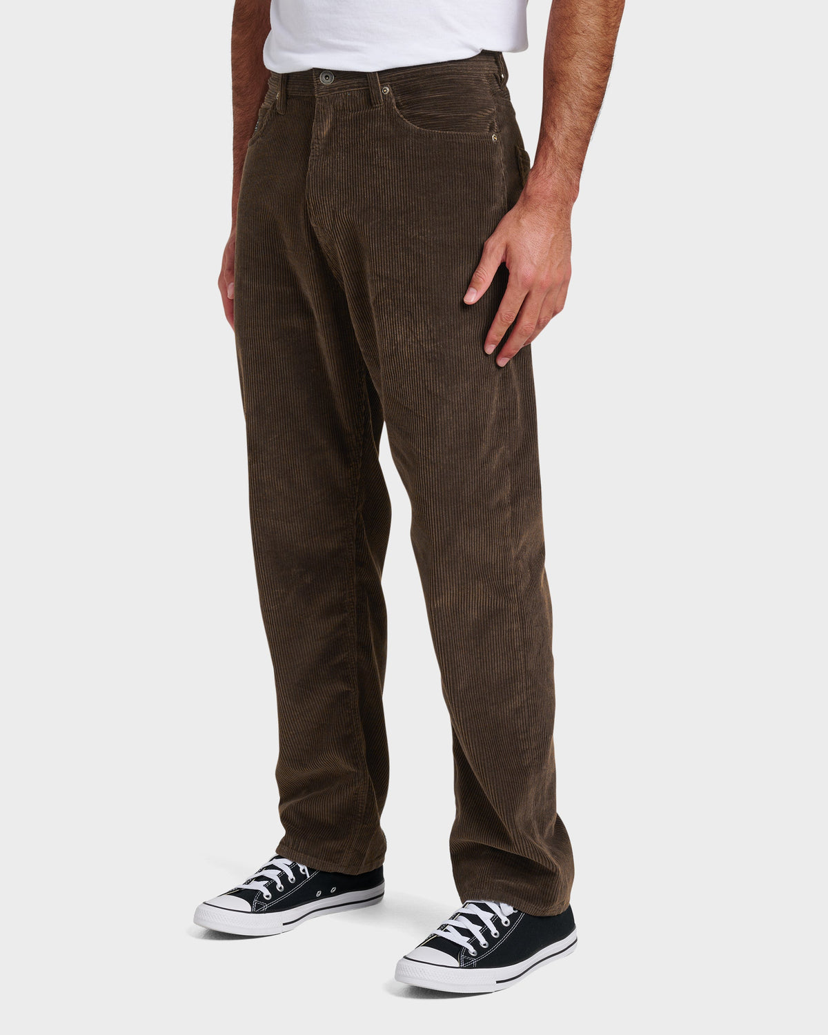 Quick Silver Landers Cord Pants - Chocolate Brown