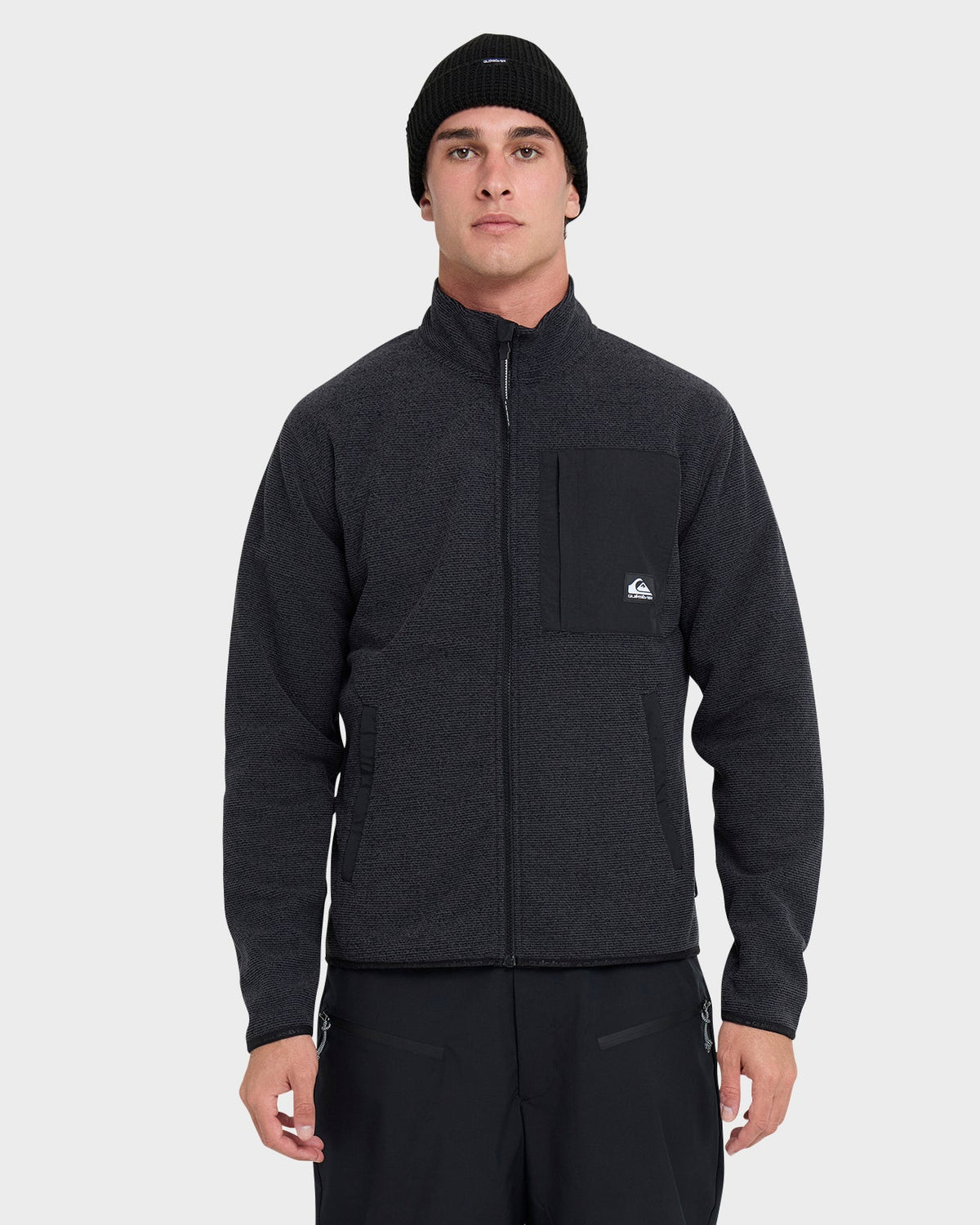 Quick Silver Aker Full Zip Technical Fleece - Black