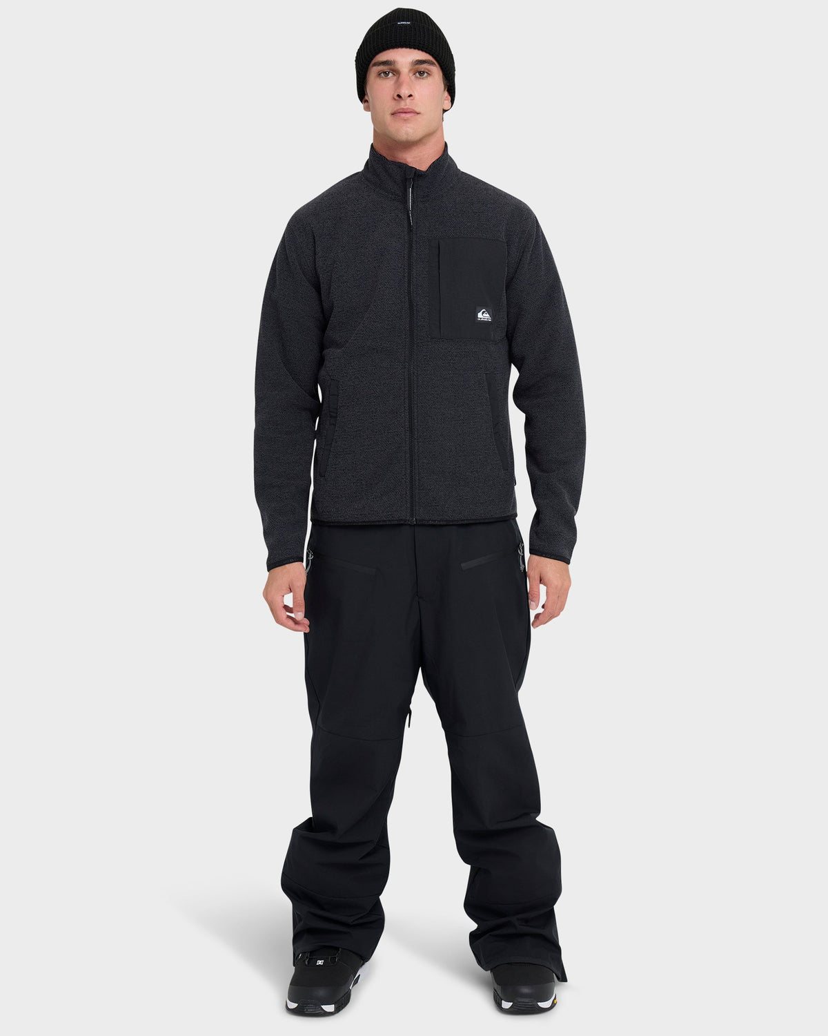 Quick Silver Aker Full Zip Technical Fleece - Black