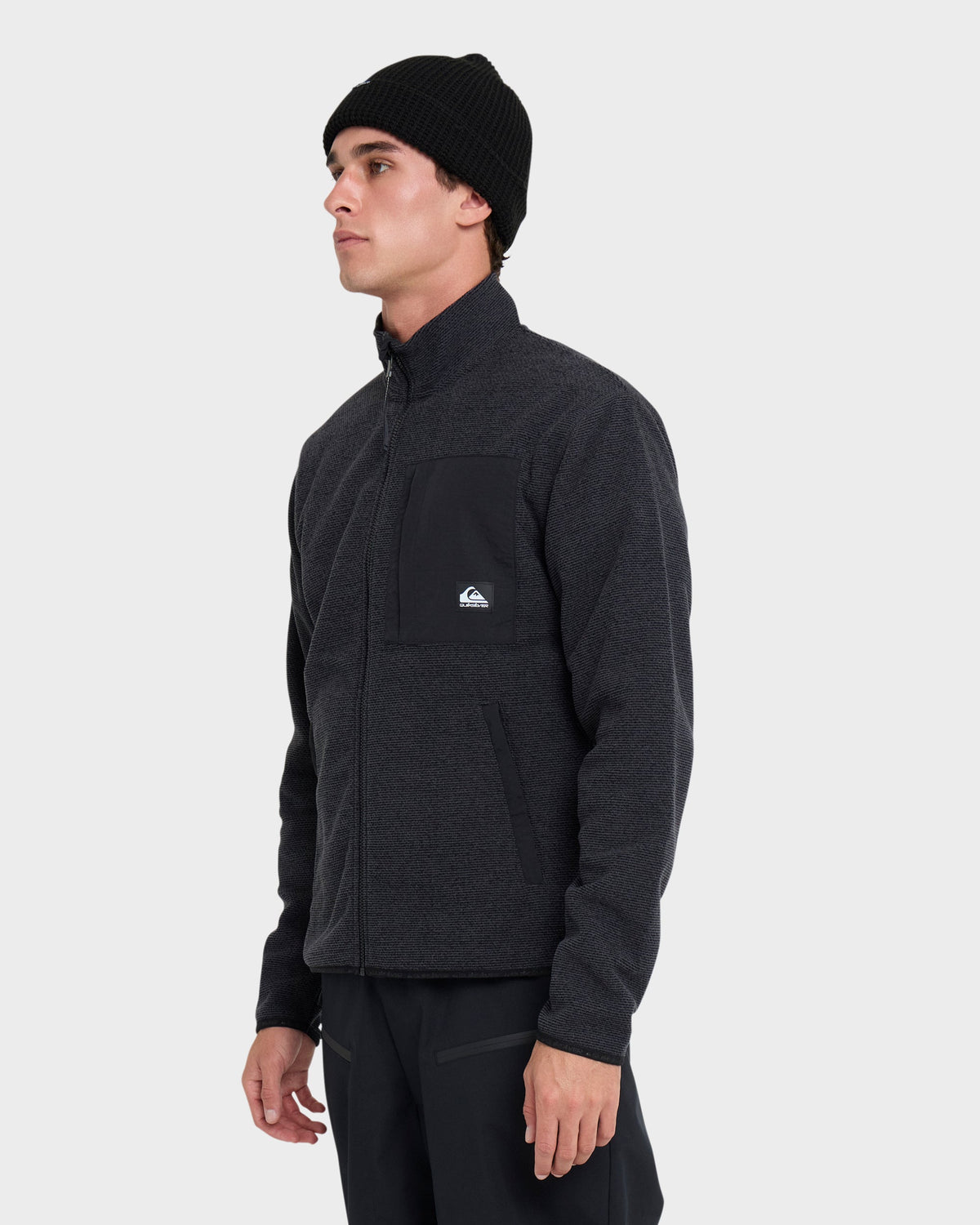 Quick Silver Aker Full Zip Technical Fleece - Black
