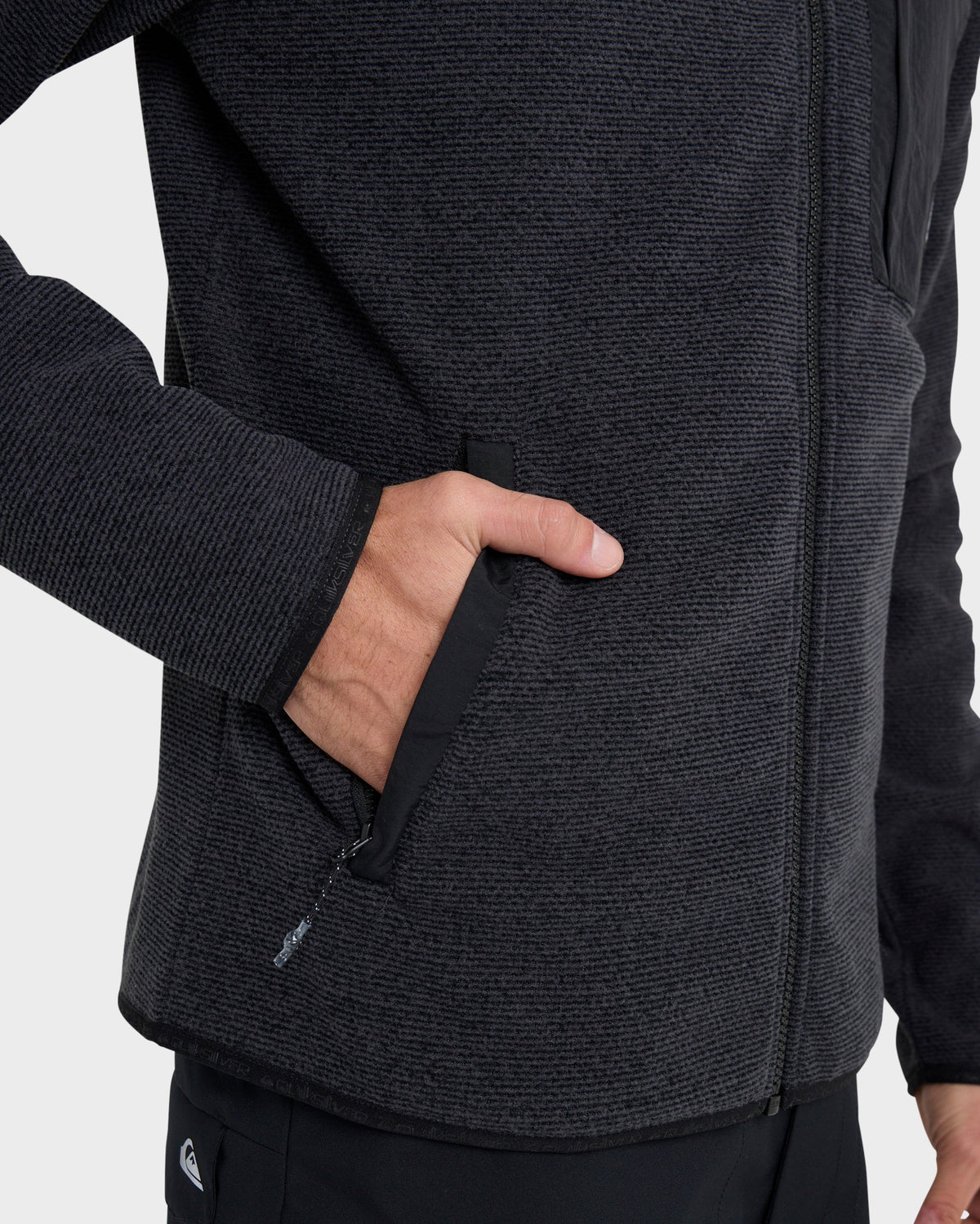 Quick Silver Aker Full Zip Technical Fleece - Black