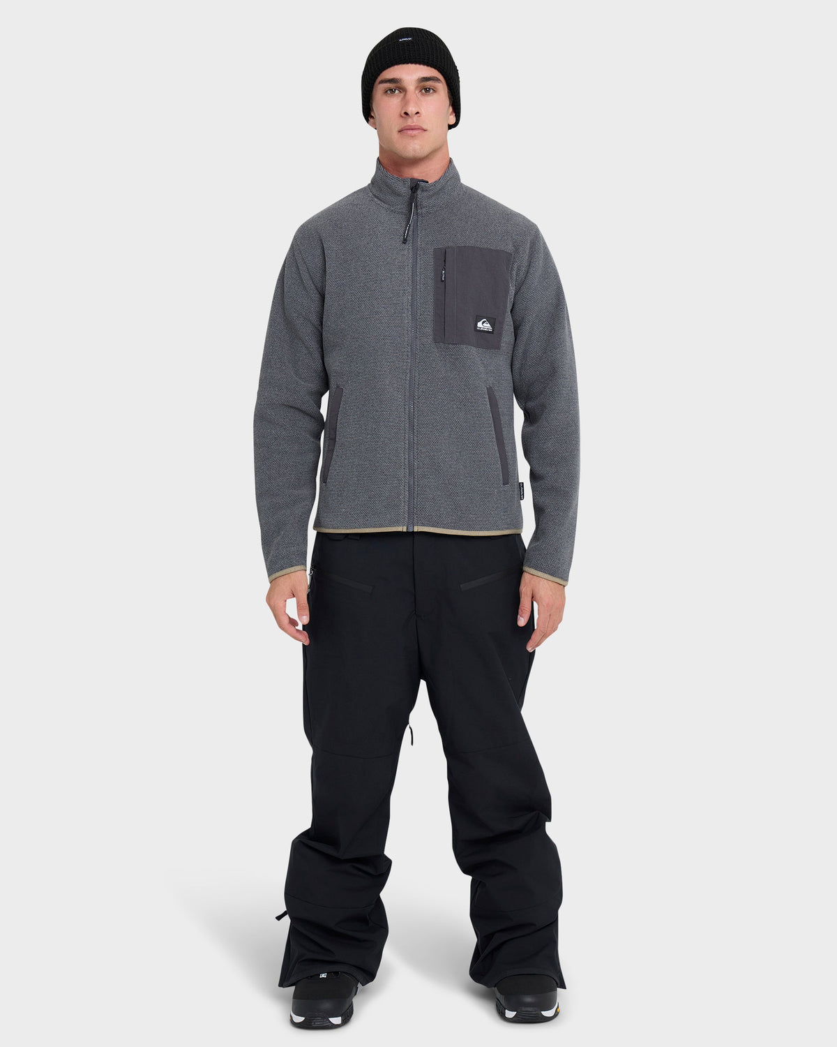 Quick Silver Aker Full Zip Technical Fleece - Quarry