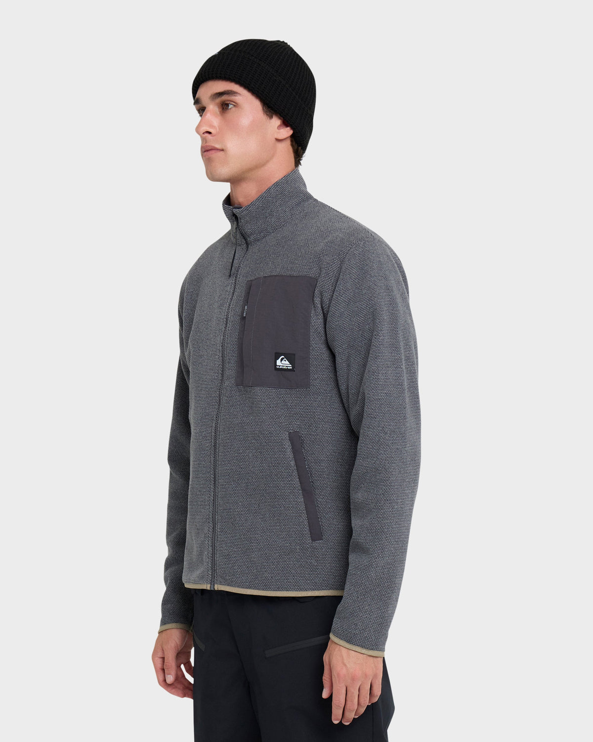Quick Silver Aker Full Zip Technical Fleece - Quarry