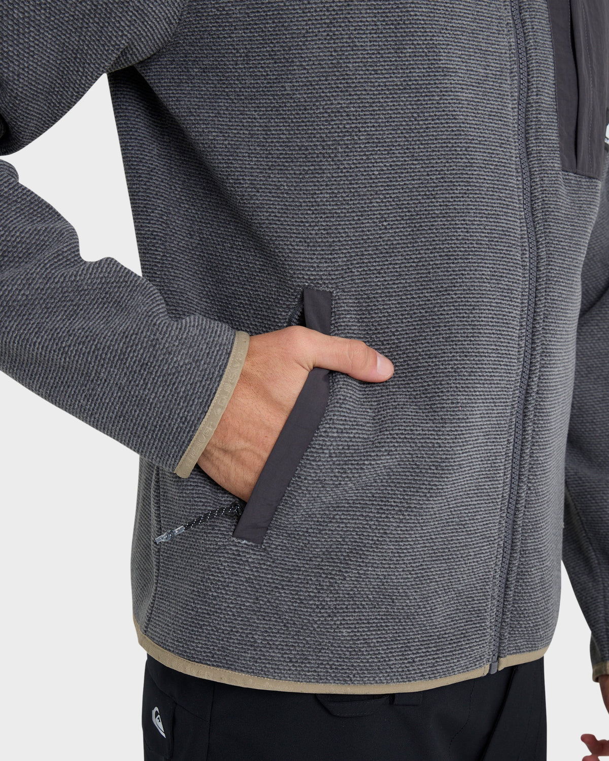 Quick Silver Aker Full Zip Technical Fleece - Quarry