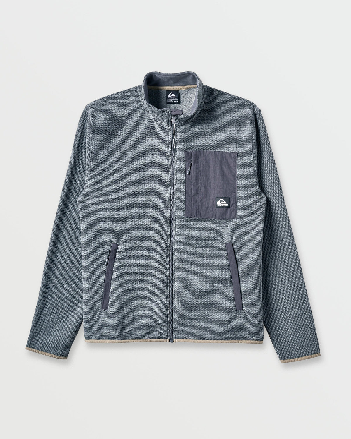 Quick Silver Aker Full Zip Technical Fleece - Quarry