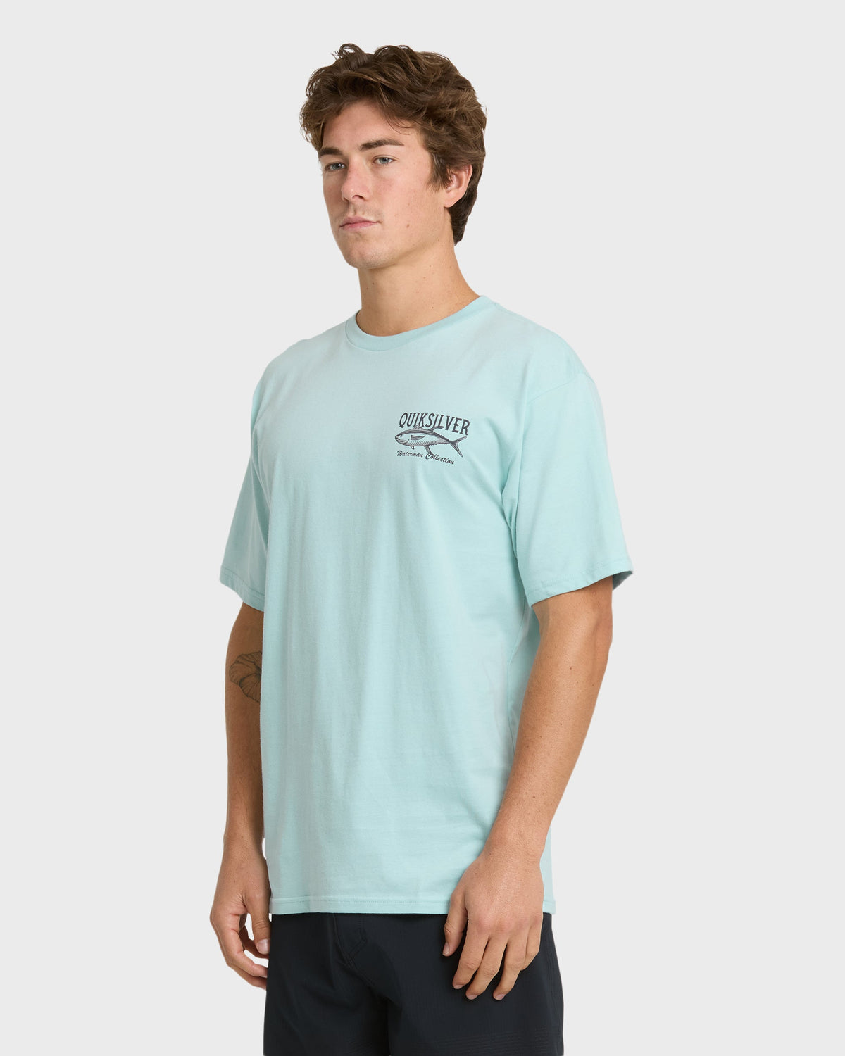 Quick Silver Waterman Deep Waters Classic T-shirt - Sterling Blue