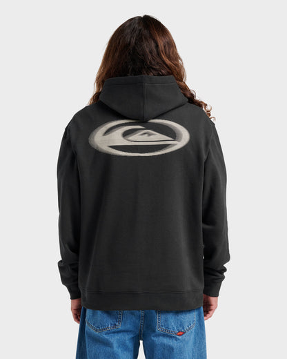 Quick Silver Graphic Hoodie - Black Onyx