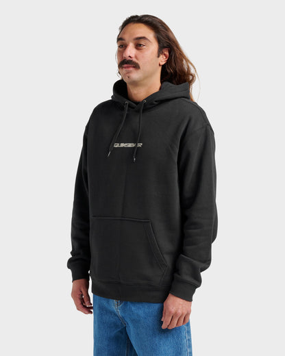 Quick Silver Graphic Hoodie - Black Onyx