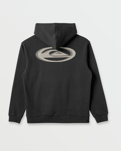 Quick Silver Graphic Hoodie - Black Onyx