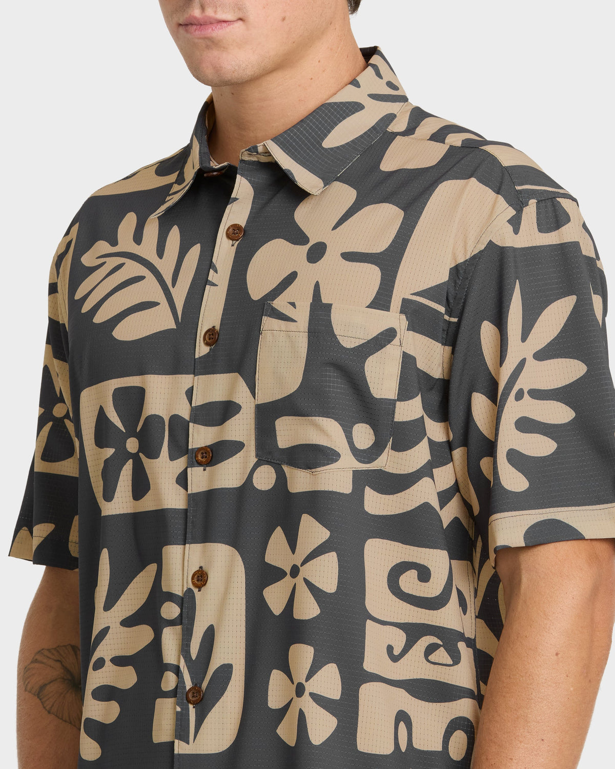 Quick Silver Waterman Dunes Shirt - Phantom