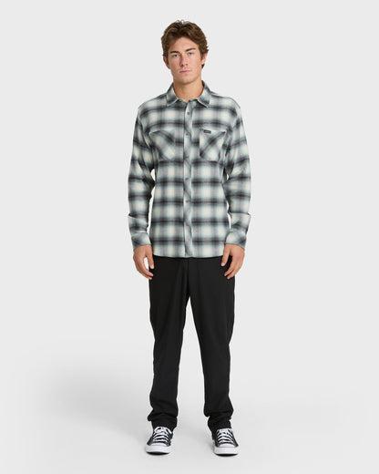 Quick Silver Terrace Stretch Flannel Shirt - Moonstruck