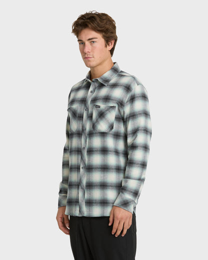 Quick Silver Terrace Stretch Flannel Shirt - Moonstruck