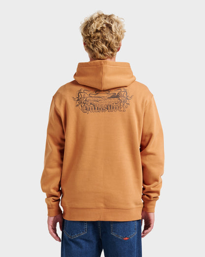 Quick Silver Graphic Hoodie - Almond