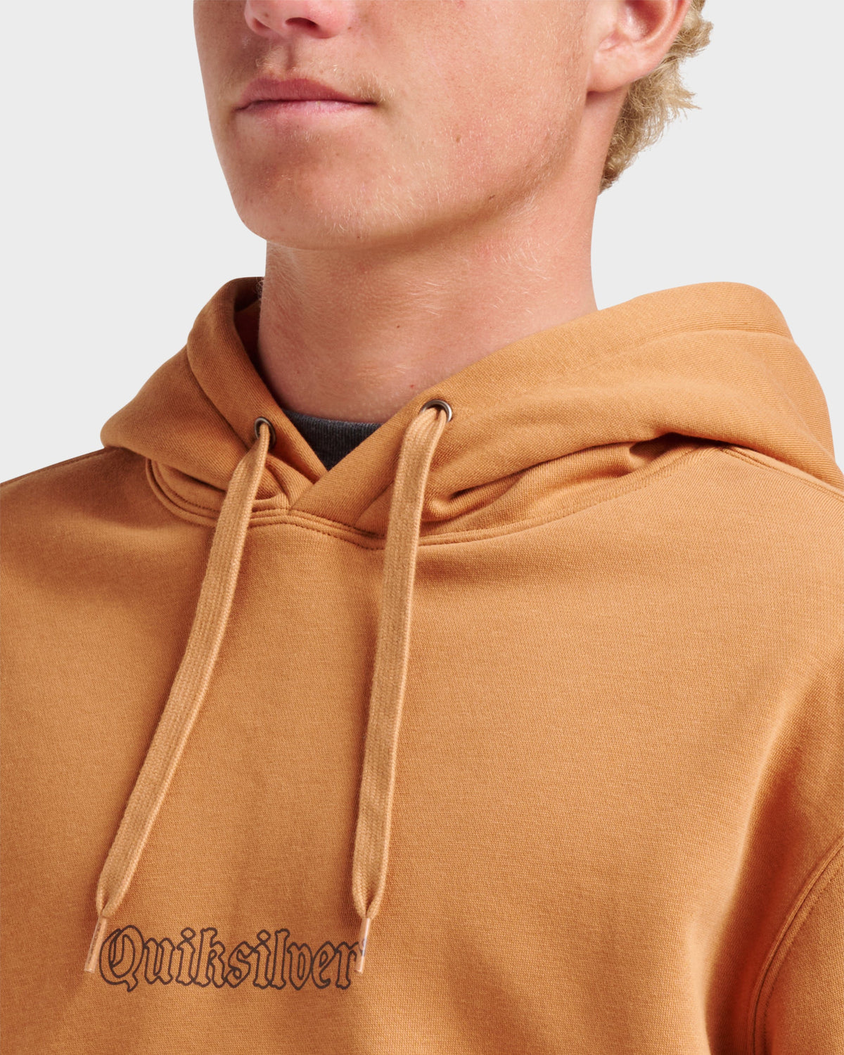 Quick Silver Graphic Hoodie - Almond