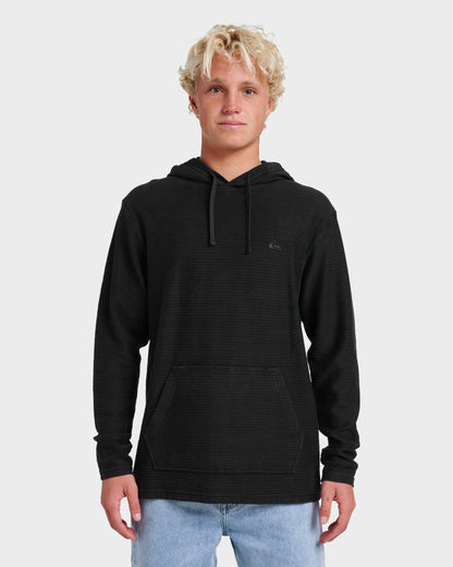 Quick Silver Alamitos Long Sleeve Hooded Top - Black