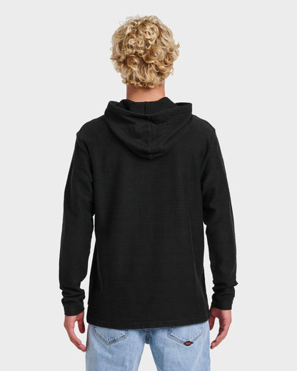 Quick Silver Alamitos Long Sleeve Hooded Top - Black
