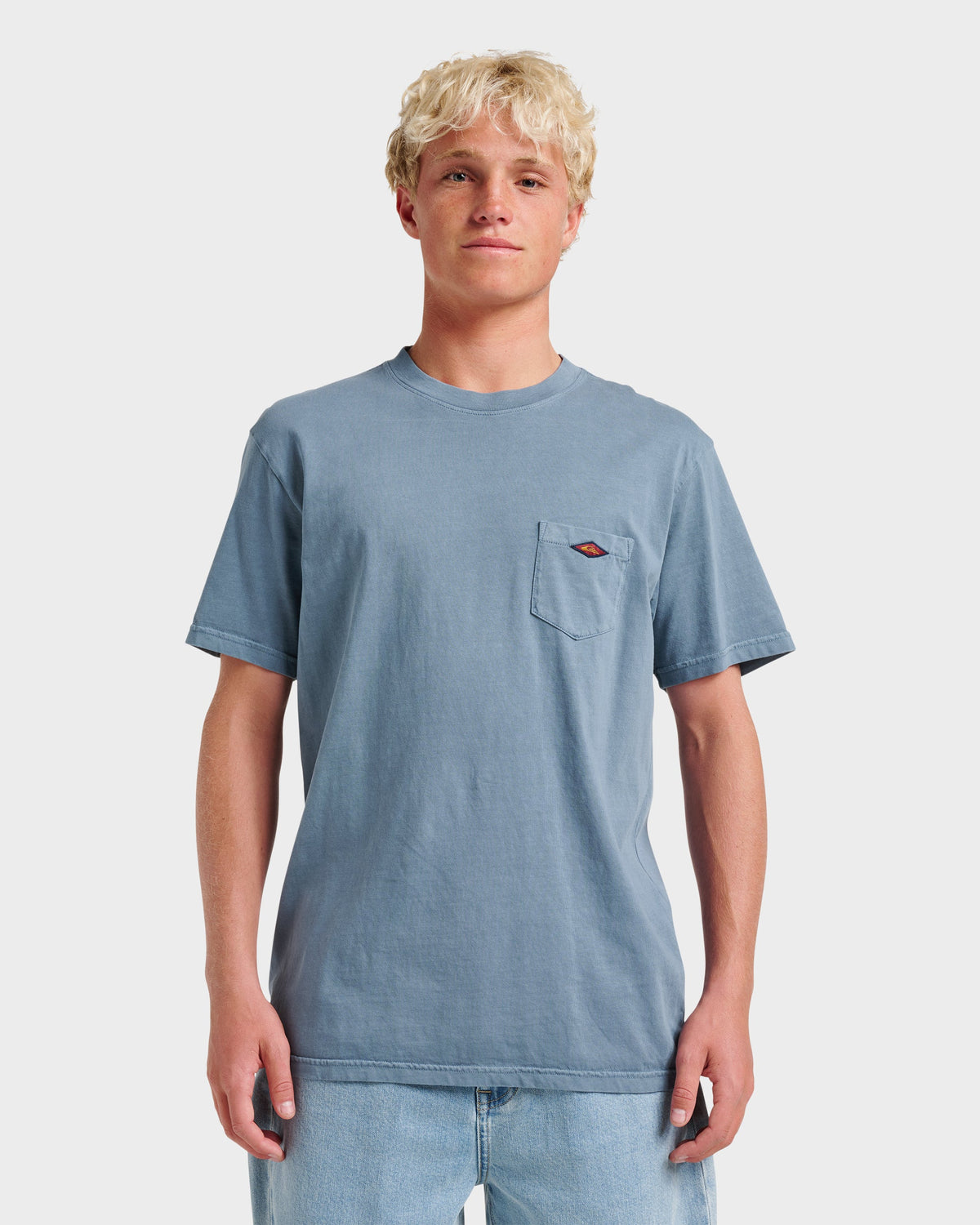 Quick Silver Saltwater Pocket Tee - China Blue