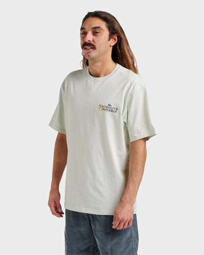 Quick Silver Waterman Aloha Sunset Classic T-shirt - Smoke