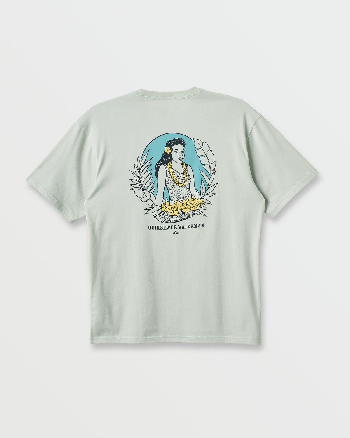 Quick Silver Waterman Aloha Sunset Classic T-shirt - Smoke