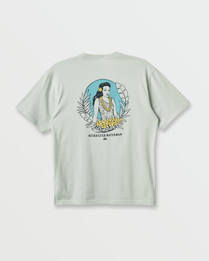 Quick Silver Waterman Aloha Sunset Classic T-shirt - Smoke