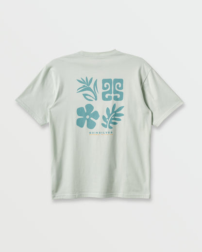 Quick Silver Waterman Back Band Classic T-shirt - Smoke