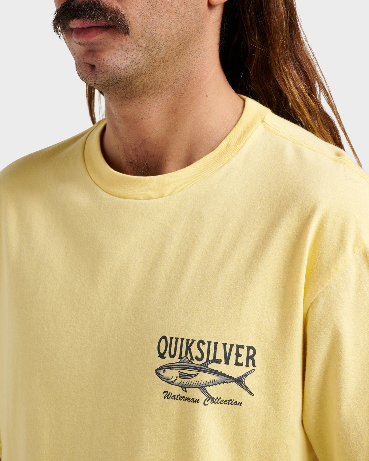 Quick Silver Waterman Deep Waters Classic T-shirt - Dusky Citron