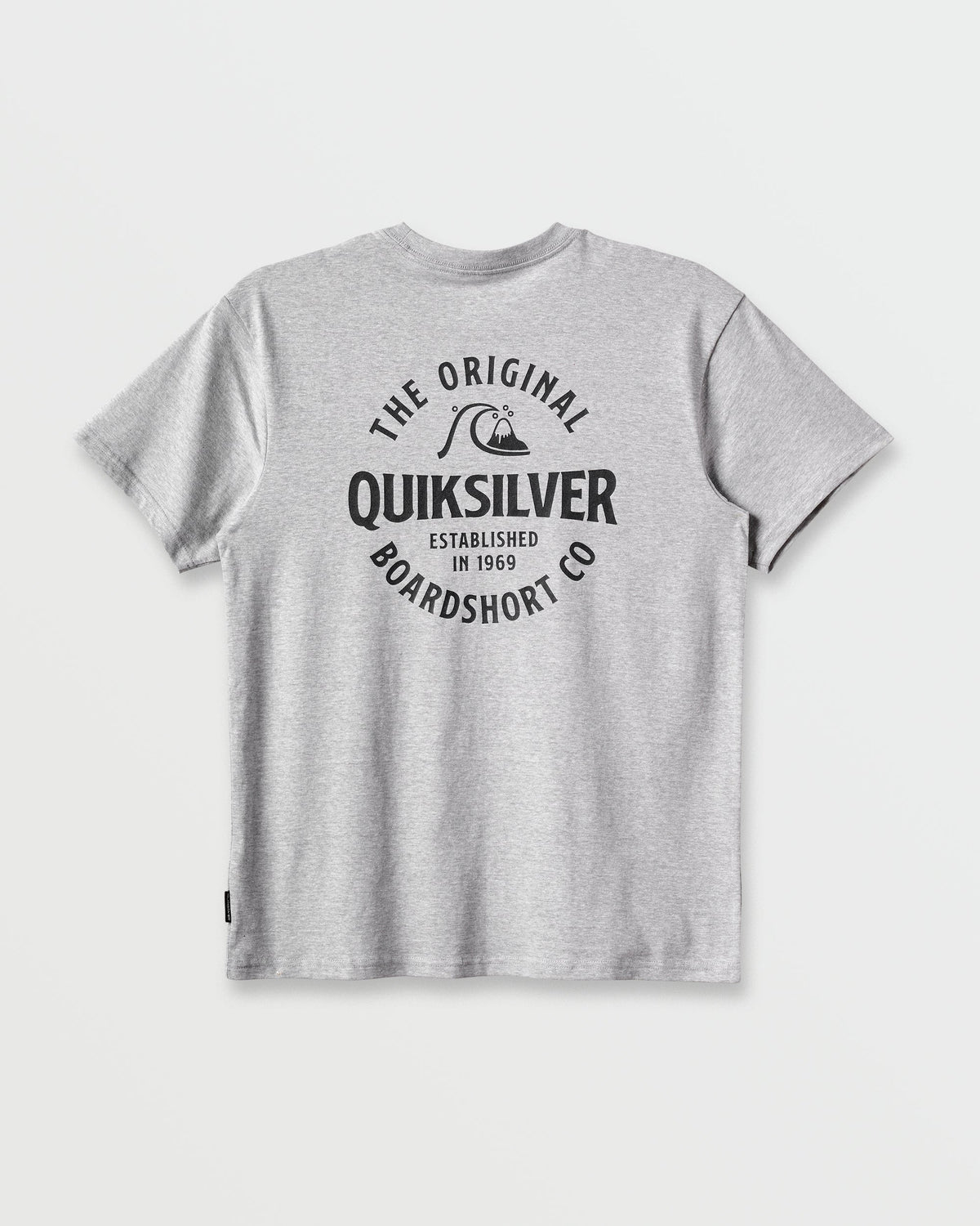 Quick Silver Locked Up Classic T-shirt - Athletic Gray