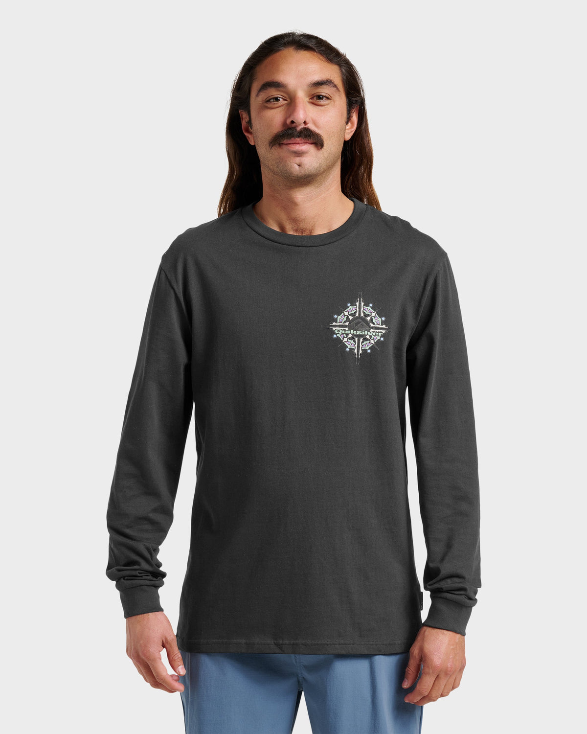 Quick Silver Qs Heat Long Sleeve T-shirt - Black