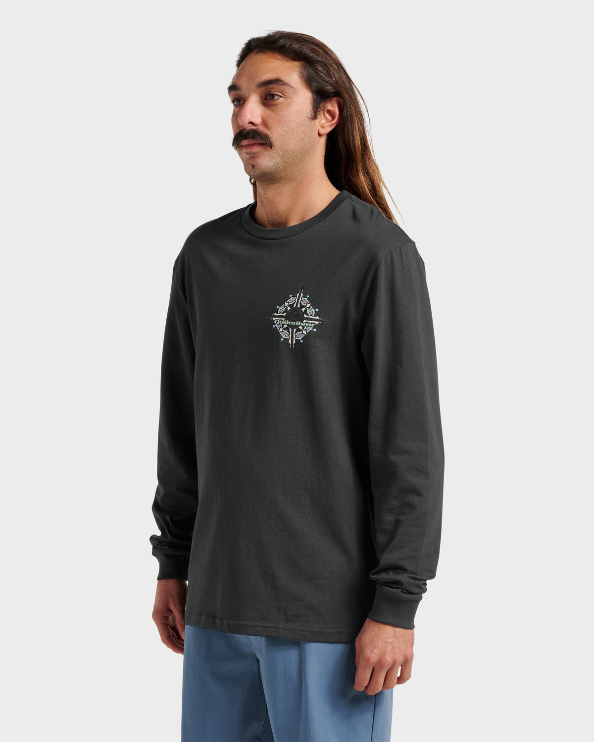 Quick Silver Qs Heat Long Sleeve T-shirt - Black
