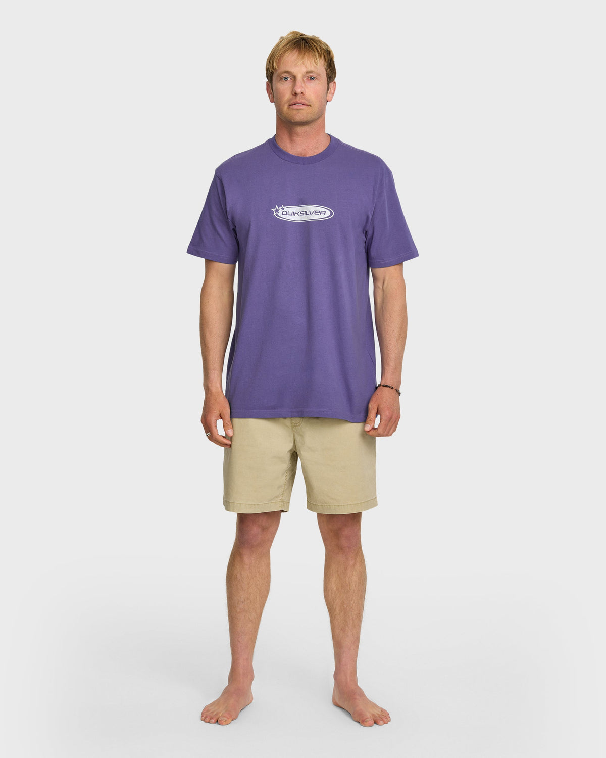 Quick Silver Star Crawler Heavy Weight T-shirt - Monarch Purple