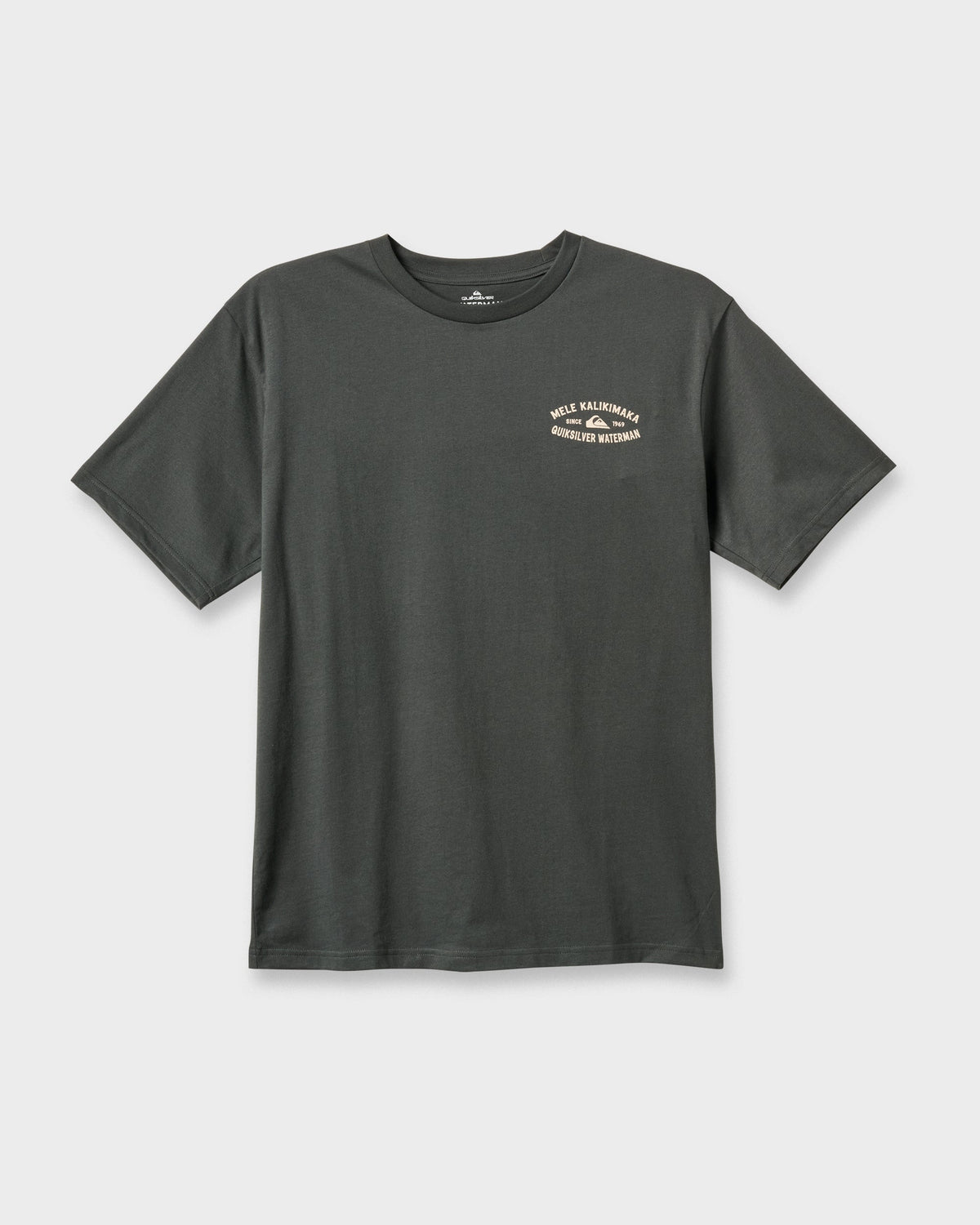 Quick Silver Waterman Tiki Holiday Classic T-shirt - Phantom