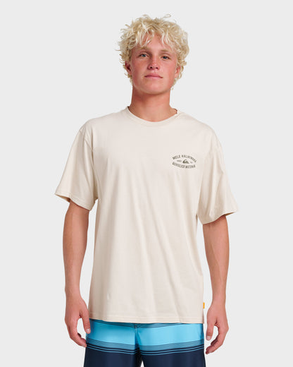 Quick Silver Waterman Tiki Holiday Classic T-shirt - Moonbeam