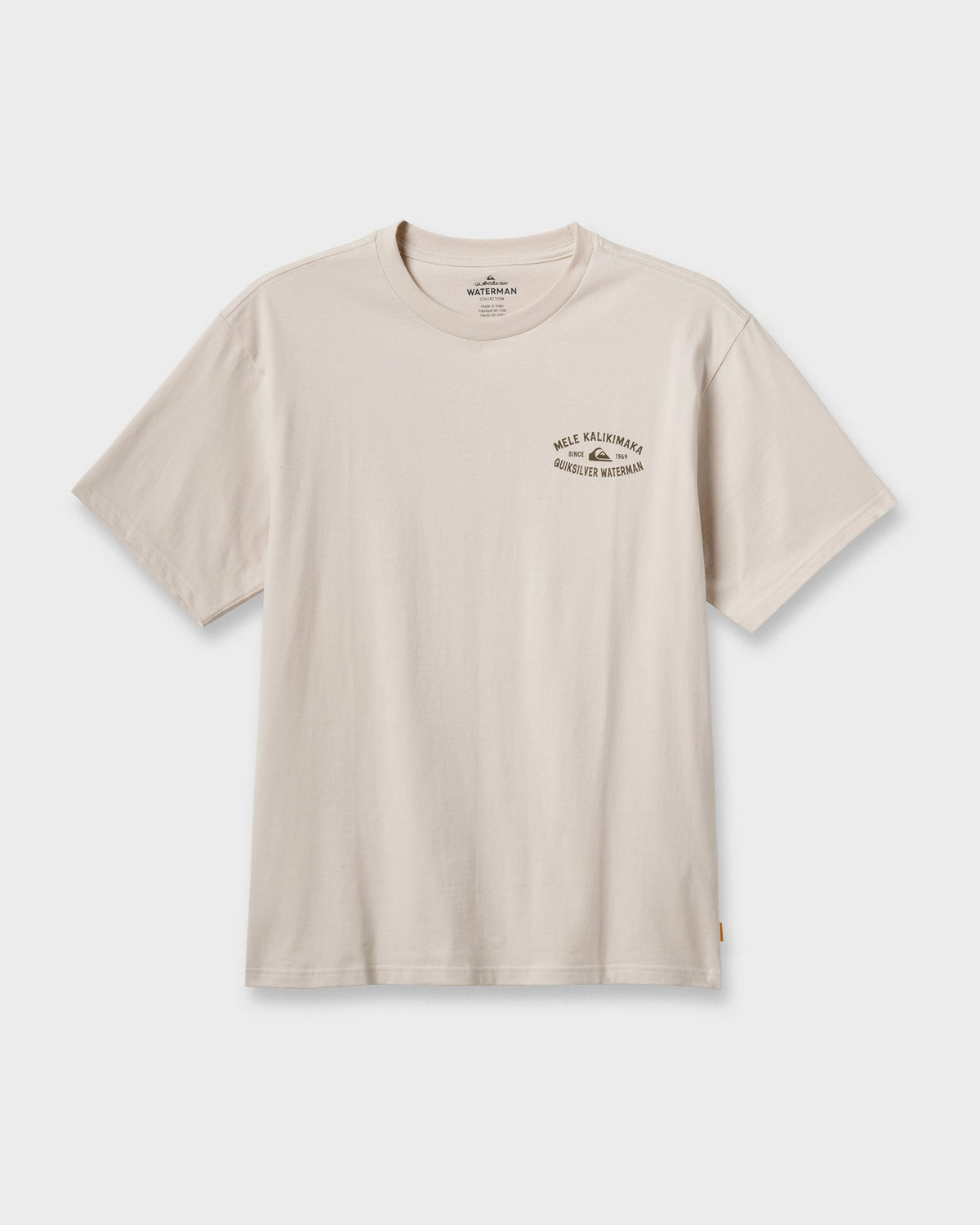 Quick Silver Waterman Tiki Holiday Classic T-shirt - Moonbeam