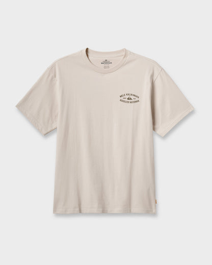 Quick Silver Waterman Tiki Holiday Classic T-shirt - Moonbeam