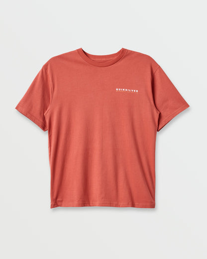 Quick Silver Waterman Trail Blazing Classic T-shirt - Hot Sauce